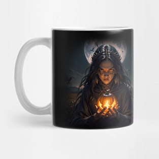 Pumpkin Witch Mug